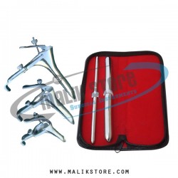 Hegar uterine dilator set 2pieces 7-8, 15-16, grave 3pcs